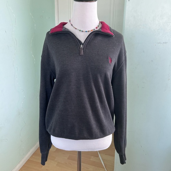 Ralph Lauren Other - Ralph Lauren Cotton Grey Quarter Zip